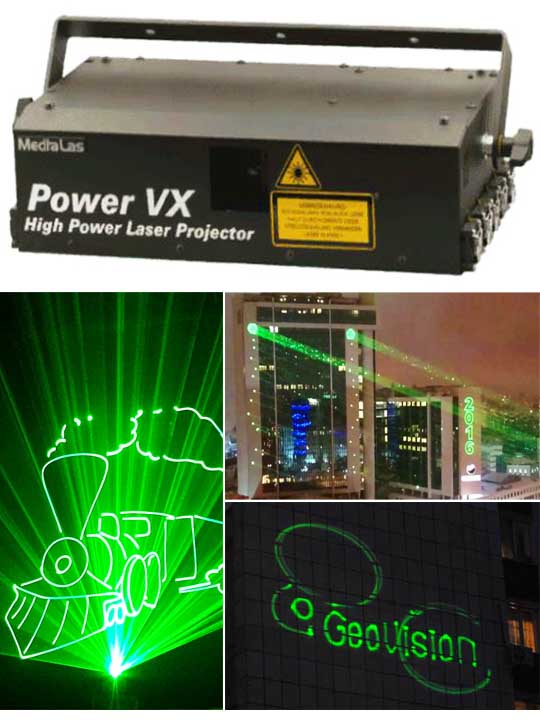 Лазерный проектор для рекламы MEDIALAS Power VX 5000